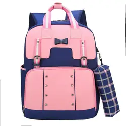 Водонепроницаемые Детские школьные рюкзаки для девочек, рюкзак принцессы из искусственной кожи, Детские рюкзаки, школьные сумки, детский