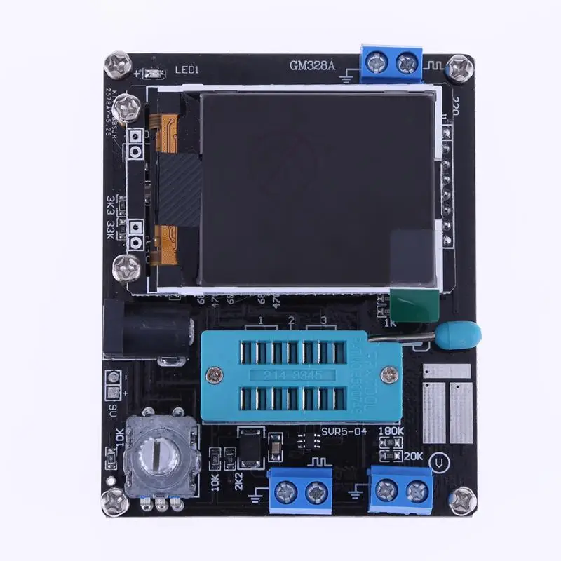 

GM328A LCD Screen Transistor Tester Diode Capacitance ESR Voltage Frequency Meter PWM Square Wave Signal Generator SMT Soldering