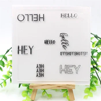 

YPP CRAFT Turn About Transparent Clear Silicone Stamps for DIY Scrapbooking/Card Making/Kids Fun Decoration Supplies 334