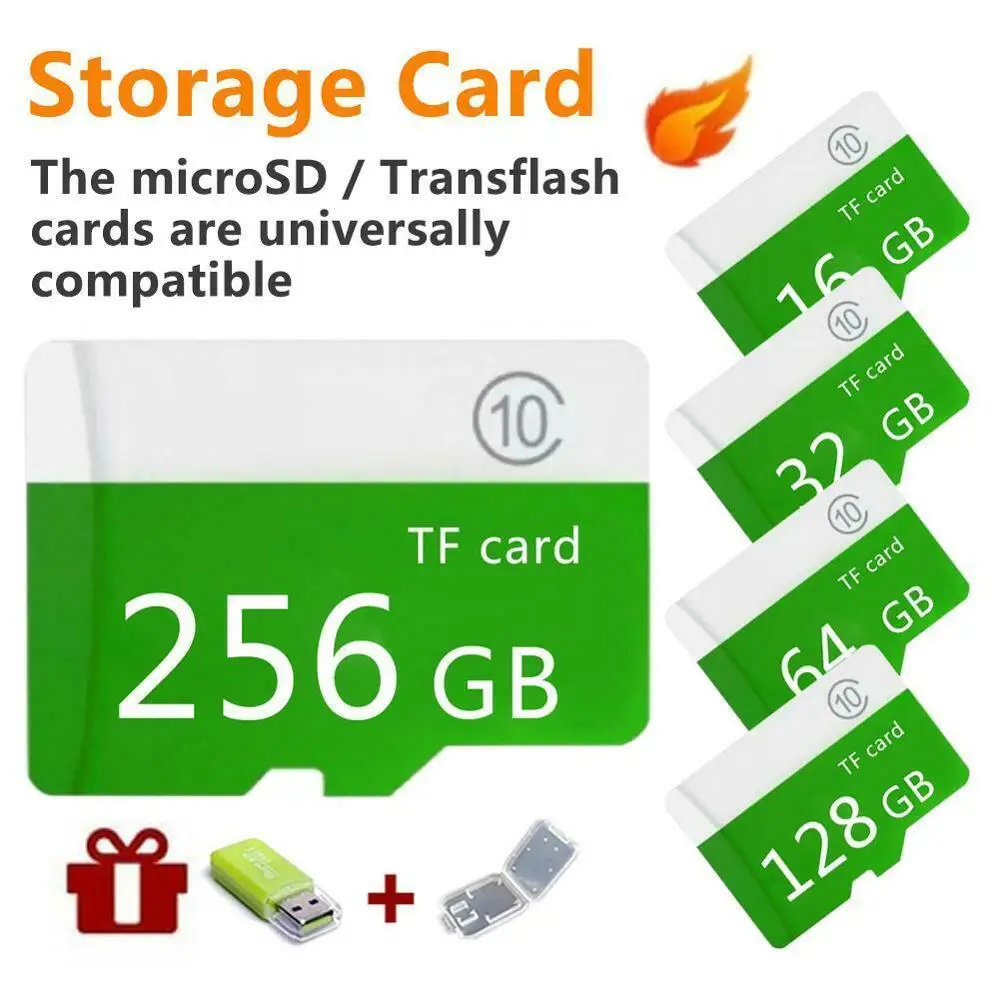 Карта памяти Micro-SD объемом 8 ГБ, 16 ГБ, 32 ГБ, 64 ГБ, 128 ГБ, 256 ГБ, 512 ГБ, класс 10+ Sd-Tf для мобильных устройств/ПК, карта micro sd CH