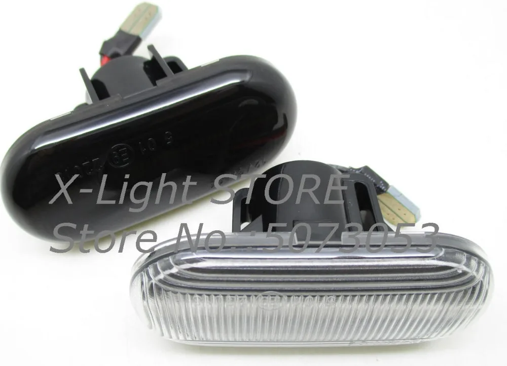 2 шт. светодиодный динамический боковой габаритный указатель поворота светильник последовательный мигалка светильник для BENZ Smart Fortwo W453 C453