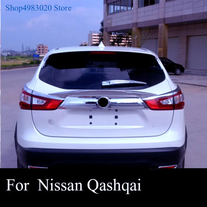 

REAR TRUNK LID COVER TRIM BEZEL TAILGATE MOLDING BOOT GARNISH ACCESSORIES FIT FOR NISSAN QASHQAI J11 2014 2015 2016 2017 2018
