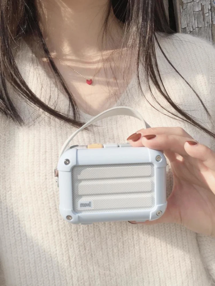 Bluetooth Колонка Divoom Macchiato Беспроводная колонка Smog Blue металлическое радио