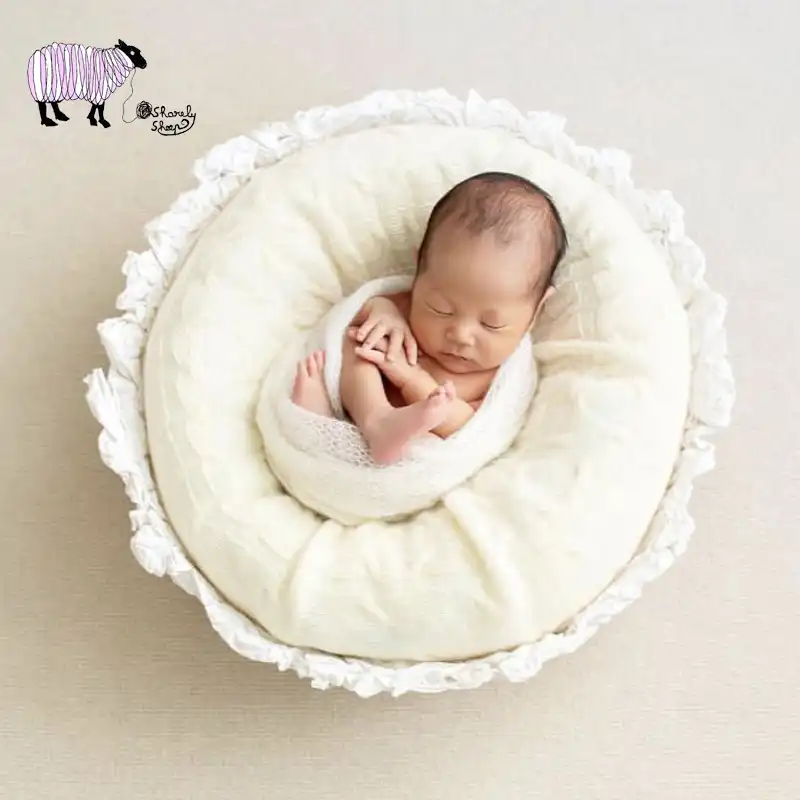 basket for baby photoshoot