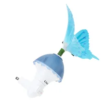 RGB изменение цвета светодиодный волоконно-оптический свет сенсор бабочка ночник лампа для спальни детской комнаты