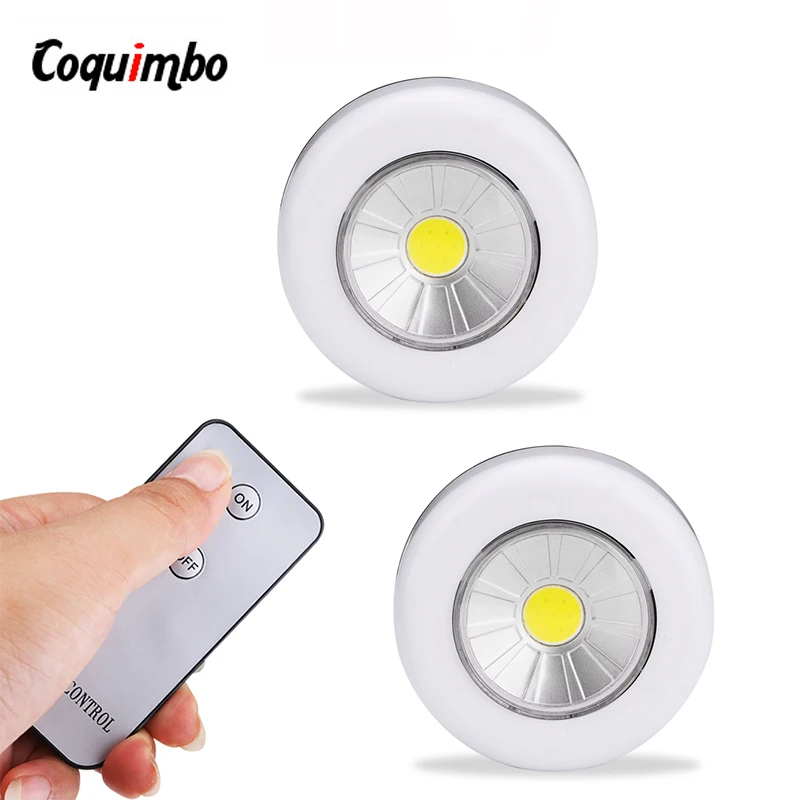 Wireless Night Light Remote Control LED Under Kitchen Lights