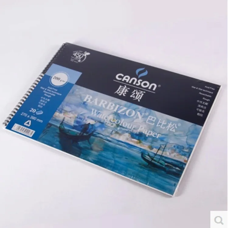 20 шт./лот Canson 8k 200g 39*27cmbarbizon Акварельная бумага wotercolor book art paper | Канцтовары для офиса