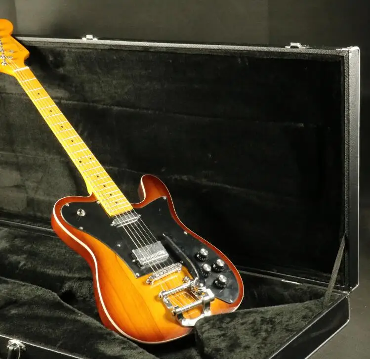 

Limited Vintage TL Electric Guitar ASH Body Tobacco Strings Thru Body BB Bridge