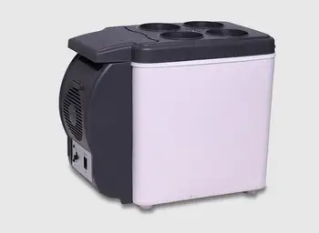 

6L Portable Car-mounted Fridge with Refrigeration & Heating Function Outdoor Mini Refrigerator Car Automobile Accessories