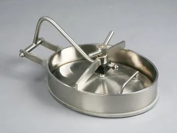 

Sanitary H(430mm) x W(330mm) Oval Tank Inward Manway Cover Stainless Steel EPDM/ Silicone
