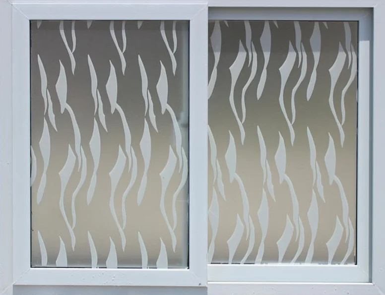 Colours Self Adhesive Window films Decorative frosted privacy Glass Window Film Decals Sticker
