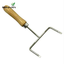 Высококачественная прочная медовая гребенчатая вилка медовые расчески пчеловодческий инструмент с деревянной ручкой