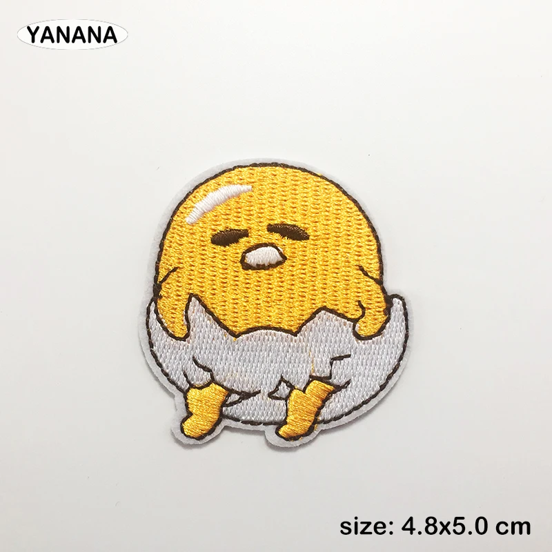 

Egg DIY Patch Embroidered Patches For Clothing Iron on Patches On Clothes Badges Applique Stripes