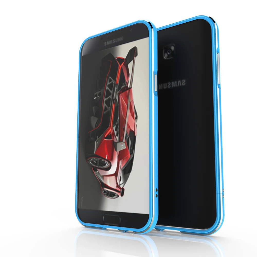 Металлический Алюминиевый Чехол-Бампер для Samsung Galaxy A3 A5 A7 2017 роскошный