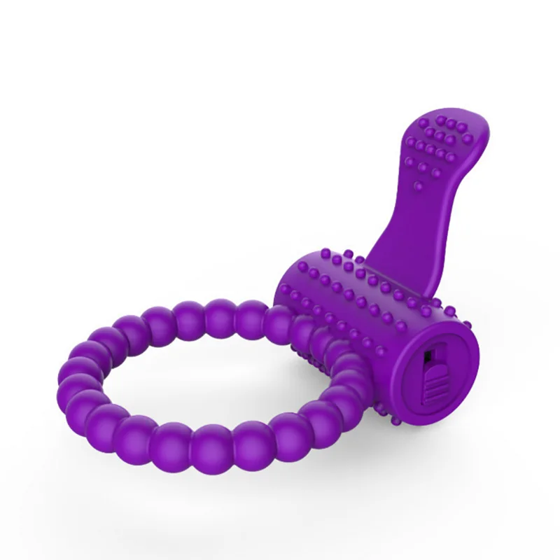1Pcs Cock Delay Ring Vibrating Sex Products Vibrator Delay Premature Ejaculation Clitoris Massager Lock Fine Penis for Men (9)