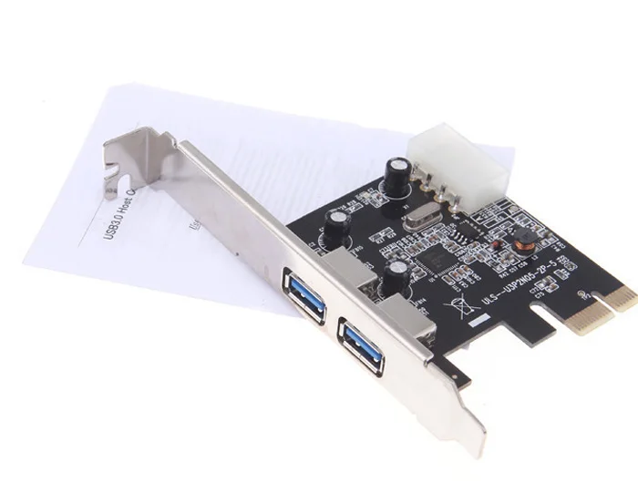 2 puertos supervelocidad USB 3,0 PCI-E PCIE PCI Express 4 pines adaptador de conector IDE usb3.0 añadir en la tarjeta perfil bajo, envío gratis 2 puertos supervelocidad USB 3,0 PCI-E PCIE PCI Express 4 pines adaptador de conector IDE usb3.0 añadir en la tarjeta perfil bajo, envío gratis