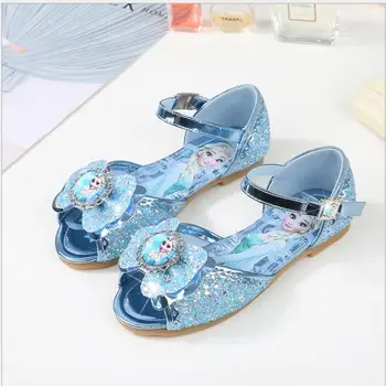 

Girls Leather Shoes Summer Bowtie Princess Sandals New Children Shoes Flat Princess Sweet Sandals For Girls Lovely party shoes