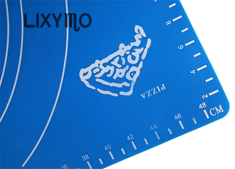 LIXYMO 50X40 см DIY силиконовые кондитерские доски прокатки резки мат помадка глины Кондитерские глазурь тесто торт Инструмент Sugarcraft 1 шт