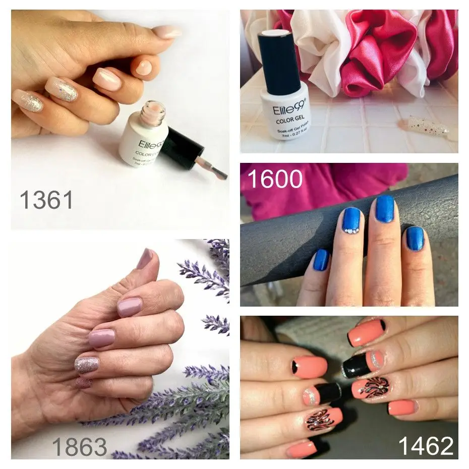 Полуперманентный Блестящий Гель лак для ногтей 7 мл|varnishes nail art|enamel polishnail polish enamel |