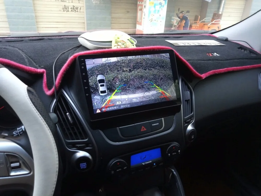 Sale Android 2Din Car DVD For Hyunda IX35 Tucson 2010-2015 Quad Core 1024*600  Car Radio Video Player GPS Navigation 2