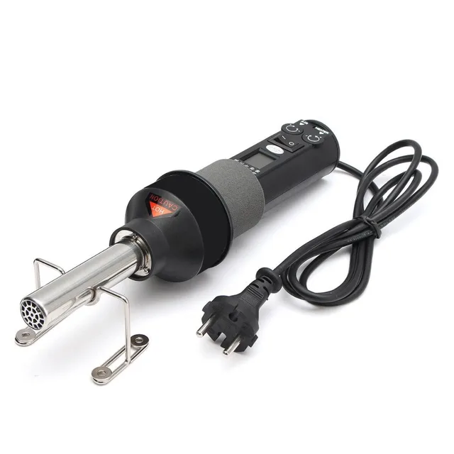 ALLSOME 110V 220V 450W Portable Soldering Hot Air Heat Gun Desolder Power Nozzle Tool LCD Display Adjustable Temperature HT1783