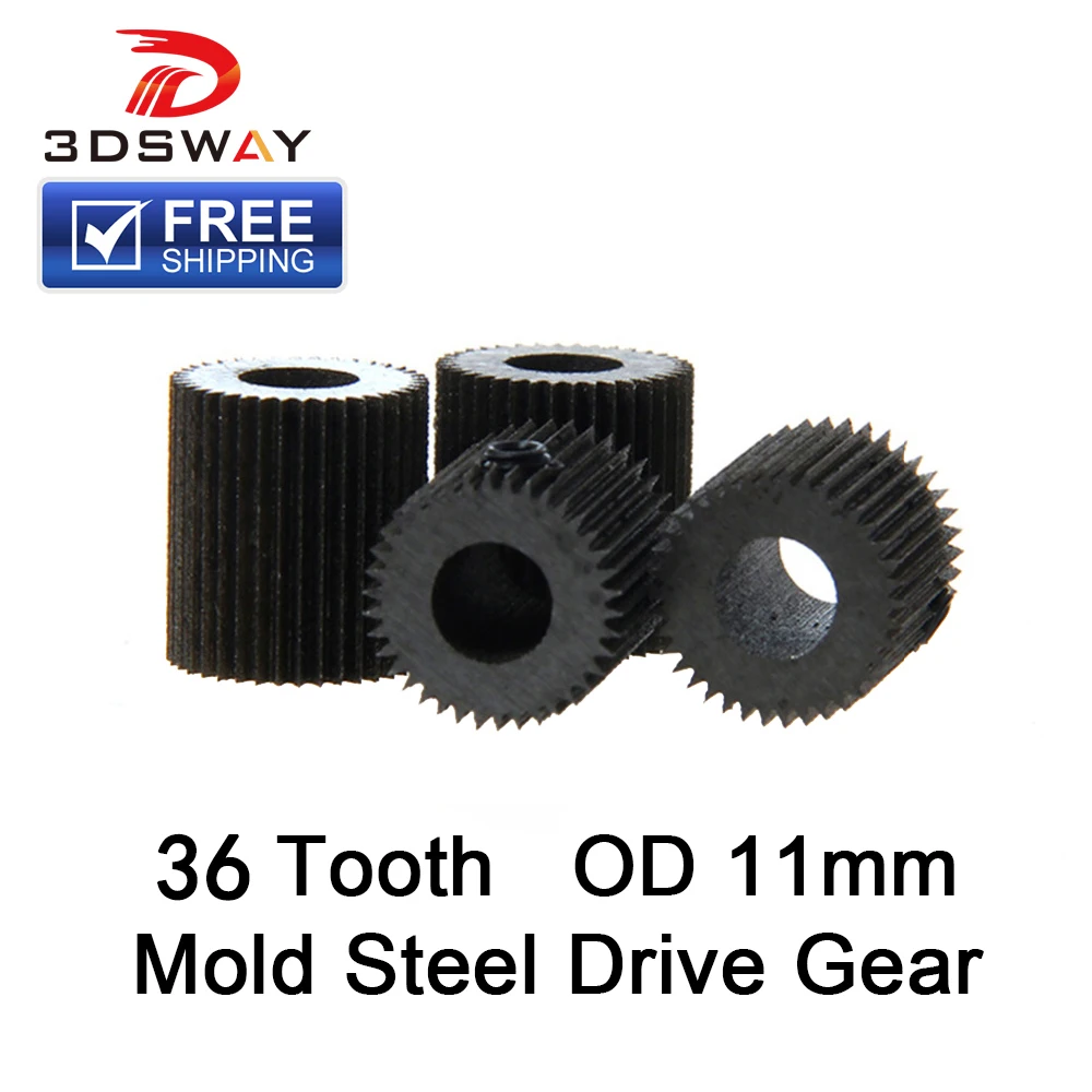 High Quality 3D Printer Accessories Extrude Wheel 36 Tooth Mold Steel Linear Extruder Filament Drive Gear For 1Pcs huismerk kopen in de aanbieding High Quality 3D Printer Accessories Extrude Wheel 36 Tooth Mold Steel Linear Extruder Filament Drive Gear For 1Pcs huismerk kopen in de aanbieding
