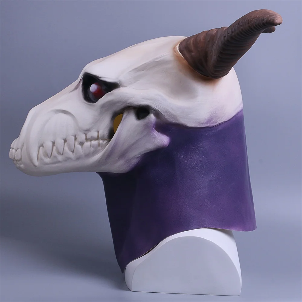 Anime The Ancient Magus' Bride Elias Ainsworth Cosplay Latex Mask Prop Halloween Masks (6)