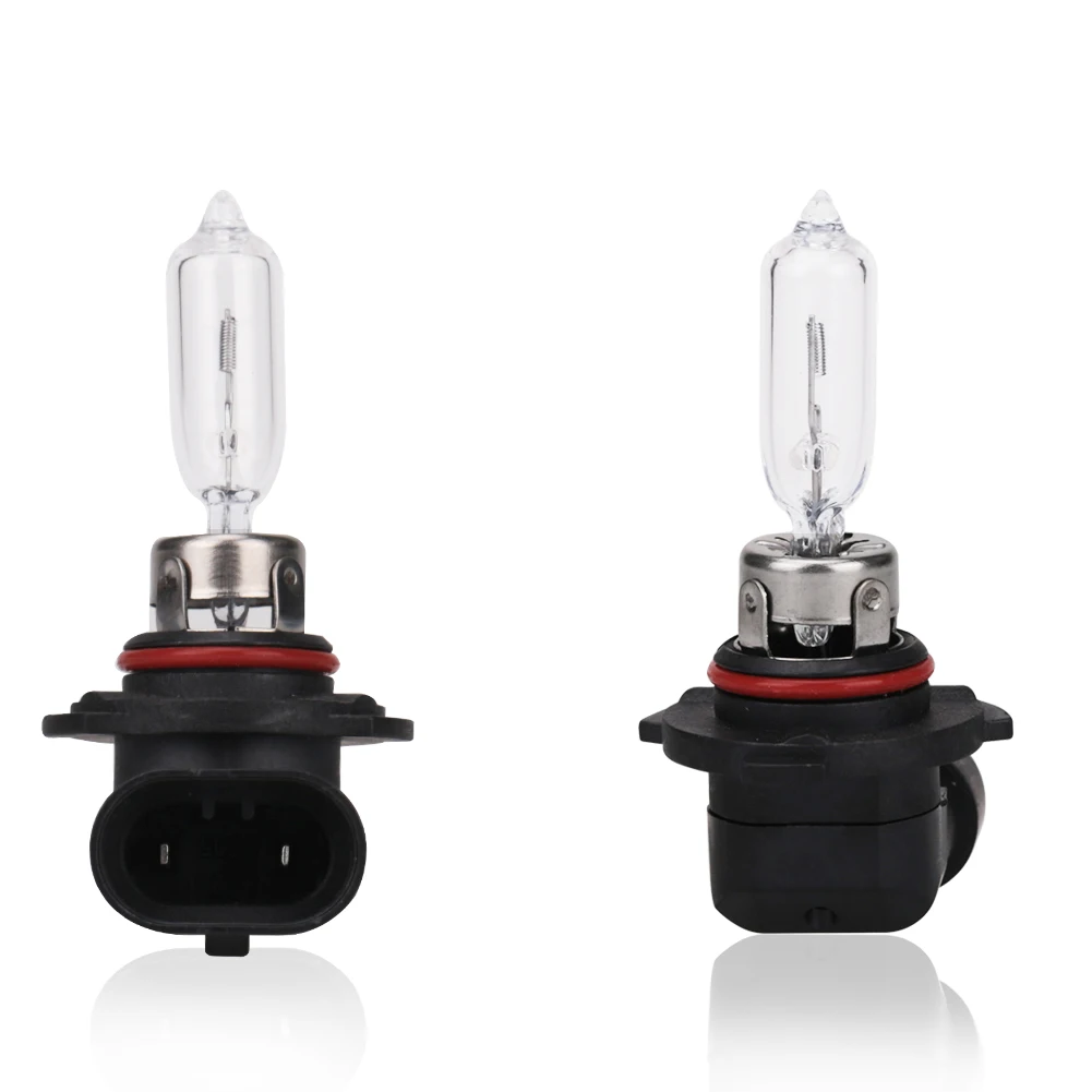 2pcs 12v 65w HB3 9005 Auto Car Halogen Bulb 4300K Super White Quartz Glass Xenon Dark Blue Car Headlight Lamp Fog Lights