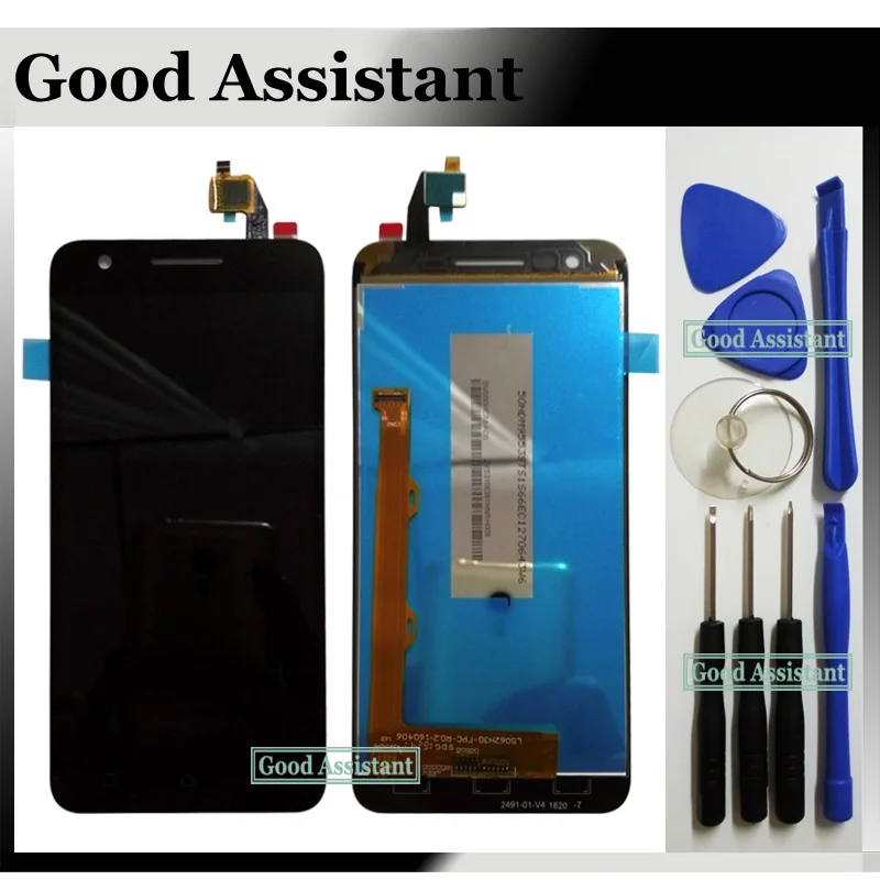 

Black/White Full LCD Display + Touch Screen Digitizer Assembly Replacement For Lenovo C2 K10a40 / Lenovo Vibe C2 + Free Tools