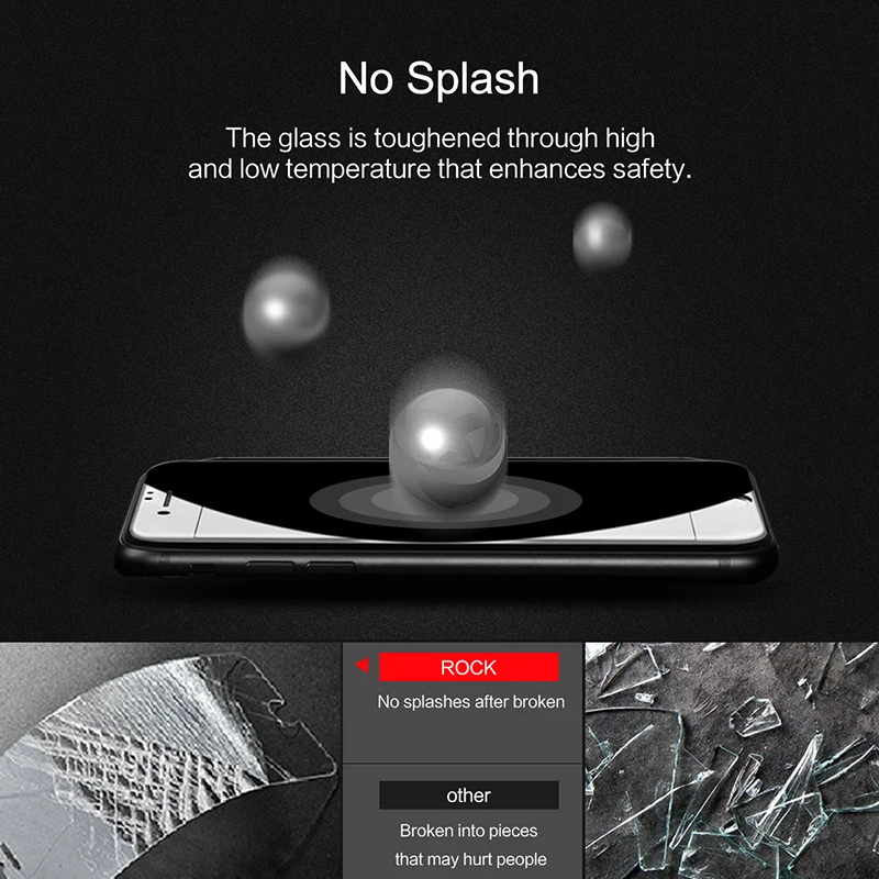 3D Voll Gehärtetem Glas Für iPhone 8 8 plus ROCK 9H Anti-Blau Full Screen Protector Hohe Klar Film