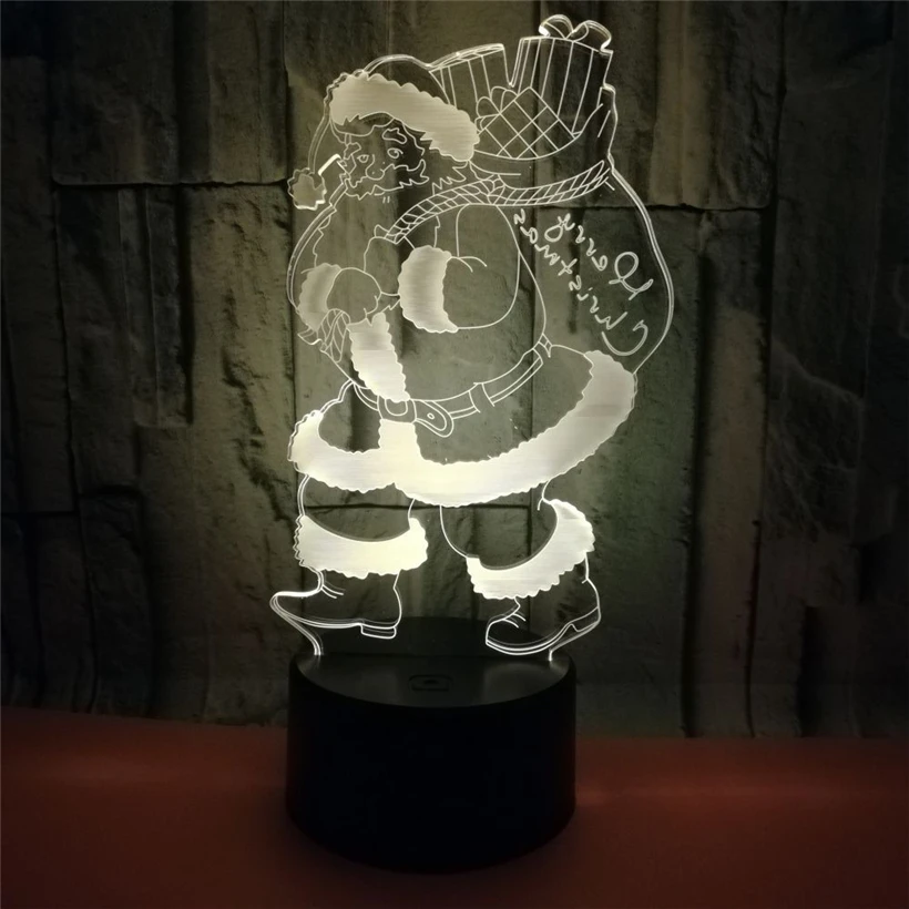 Santa Claus 3D night light (2)