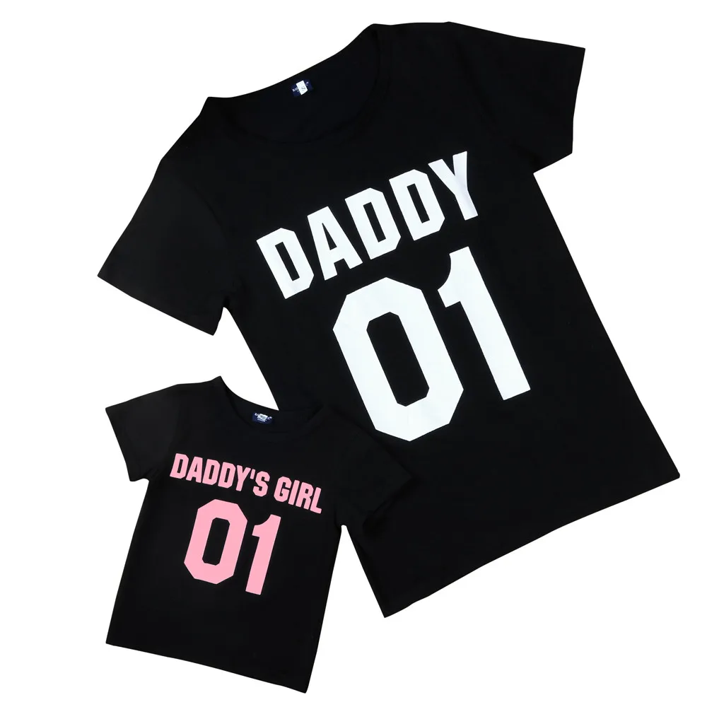 Summer Family Look Shirt Daddy Daddy'girl Family Matching Clothes