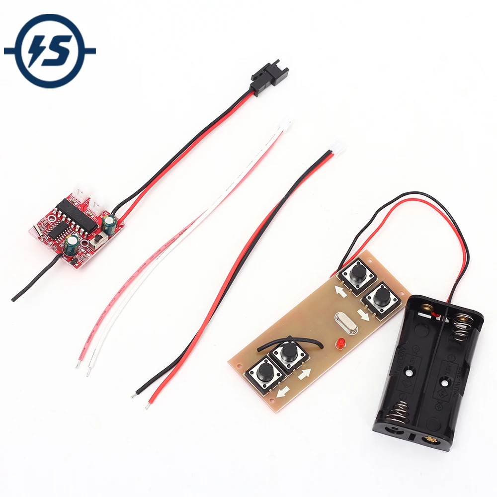 4CH Receiver Transmitter Set Remote Control Module for DIY RC Motor Car 2.4Ghz 