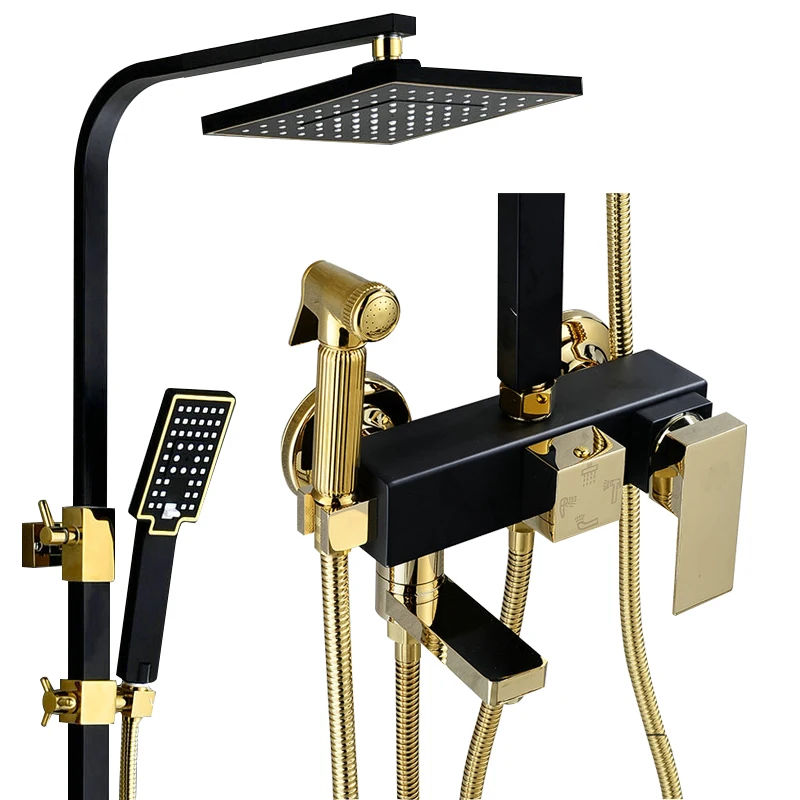 Super promo Oro bianco quattro funzione set doccia ...