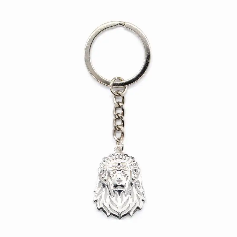 

2019 New Fashion Alloy Metal Tibetan Mastiff Pendant Key Chains Women's Jewelry Alloy Dog Charm Bag Holders Key Chains