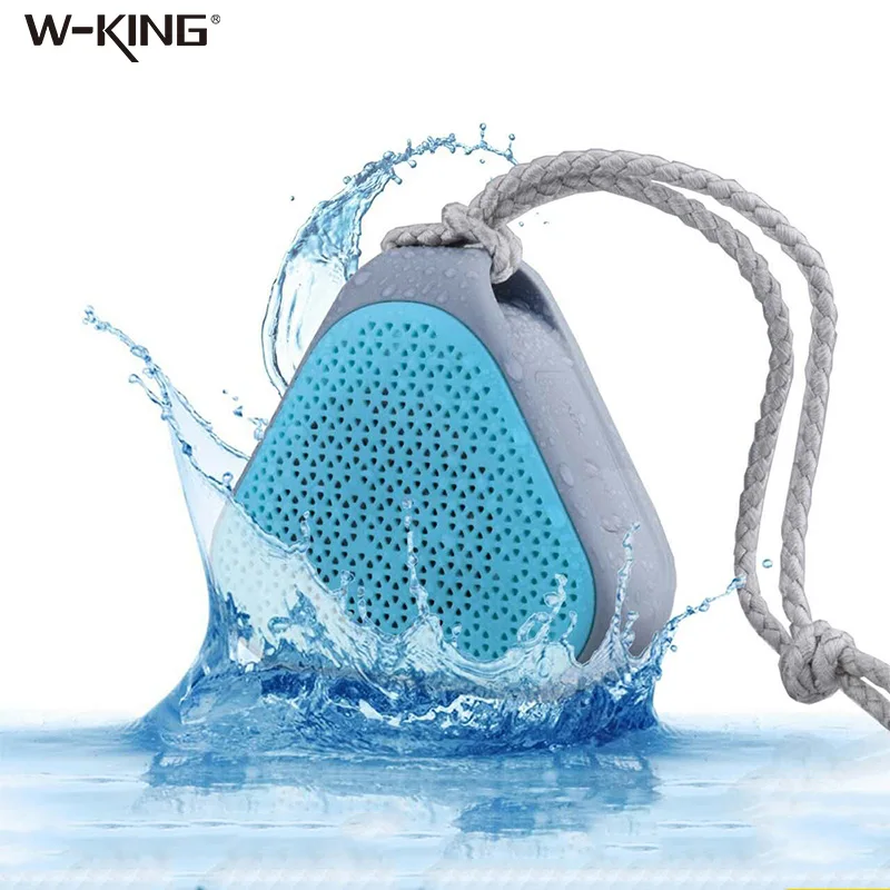 W-king Speakers Wireless Shower Speaker Handsfree Portable Mini Bluetooth Speaker with Mic for iphone Bluetooth Speaker FM radio