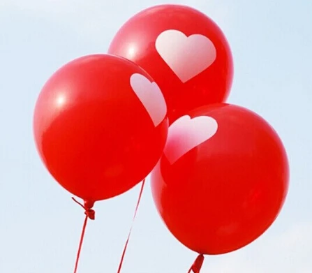 50 шт./лот воздушный шар I LOVE YOU для свадебной вечеринки, рождественские свадебные украшения, латексные гелиевые воздушные шары для церемонии любви - Цвет: red 50pcs