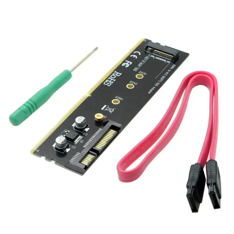 M.2 Ngff B/M Key Sata Ssd к 22pin адаптер для жесткого диска Pcba с поддержкой разъема Ddr4