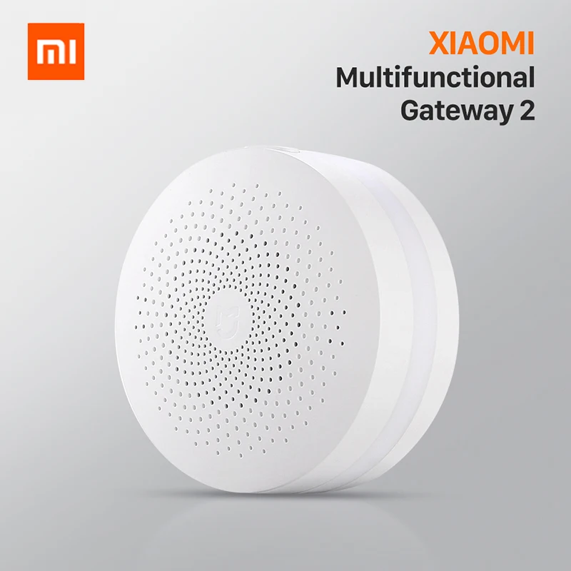 Update Version Original Xiaomi Mijia Smart Home Multifunctional Gateway 2 Alarm System Intelligent  - 32915293543