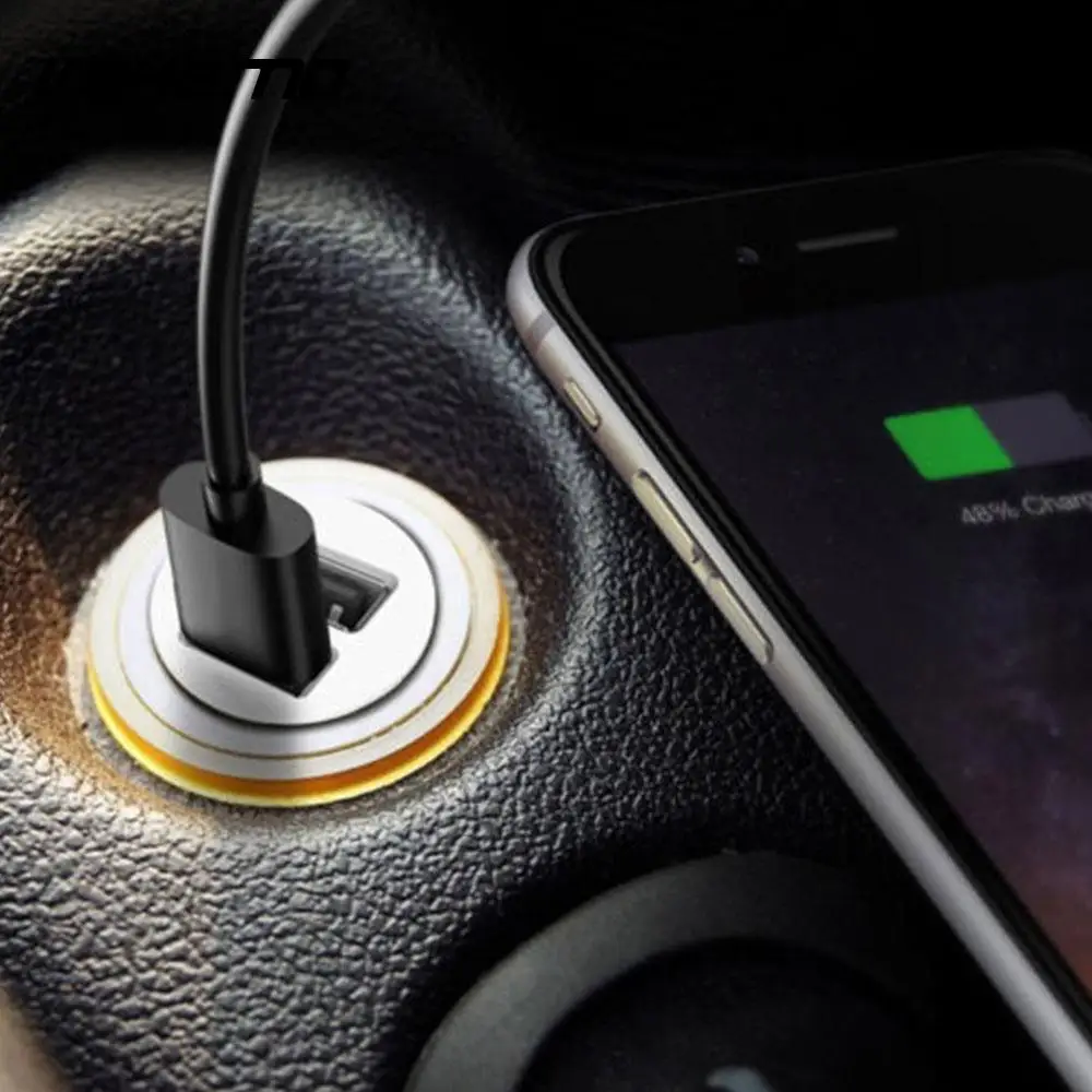 

VEHEMO Mini Dual USB Cigarette Lighter Car Quick Charger Car Charger Voltage Adapter Adaptive Original Auto Charger Phone