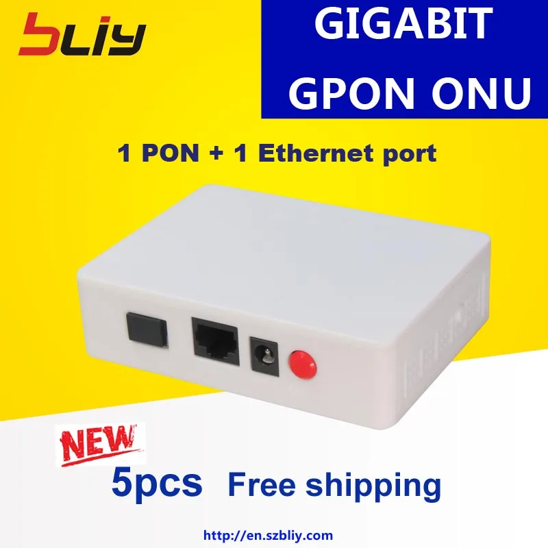free shipping 5pcs/lot gpon onu ftth fiber optic epon olt switch ethernet compatible with zte/fiberhome | Мобильные телефоны и