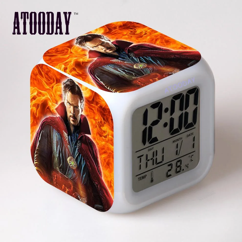 ATOODAY Doctor Strange Alarm Clock Led Light 7 Color Change Electronic