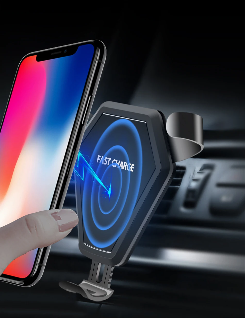 QI Wireless Car Charger Holder 1