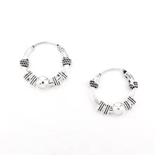 1 par boho cor hoop brinco para as mulheres círculo redondo legal pequenos brincos aretes aretes jóias bijoux e27