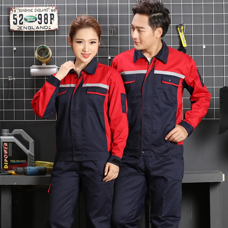overalls men work coveralls protective repairman Work Clothing Jacket and Pants working uniforms plus size sleeveless coverall
