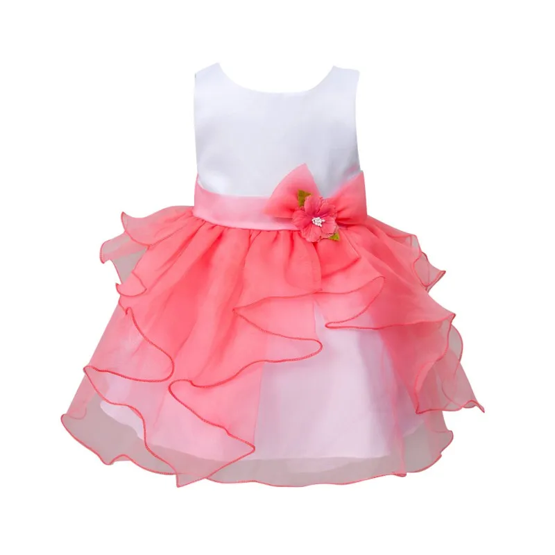 

Hot-selling Summer Baby Girls Kids Infant Princess Birthday Wedding Party Pageant Flower Gown Girl Dress