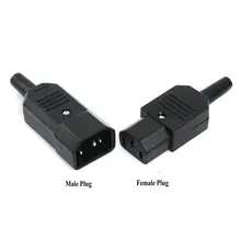 Электрическая розетка переменного тока 250 В 10 А IEC 320 C14