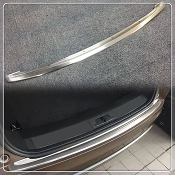 

For Land Rover Range Rover Velar 2017 2018 2019 Car Outer rear bumper plate cover protector guard plate trim Stainless Steel