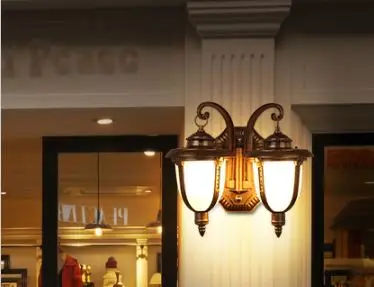 European double outdoor waterproof courtyard door balcony corridor led corridor wall outdoor lamp antique wall lamp European double outdoor waterproof courtyard door balcony corridor led corridor wall outdoor lamp antique wall lamp