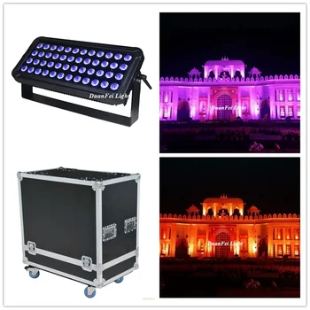 

(Flycase) 1pcs Event decoration waterproof led city color rgbw 4in1 LED Wall wash lights 48*10w